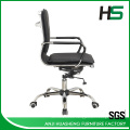 Silla moderna reclinable de cuero blanco anji